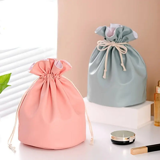 Large Capacity Waterproof Drawstring Cosmetic Bag