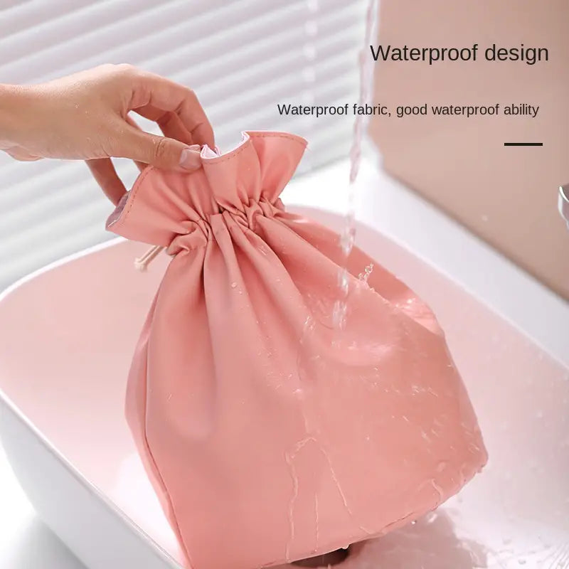 Large Capacity Waterproof Drawstring Cosmetic Bag