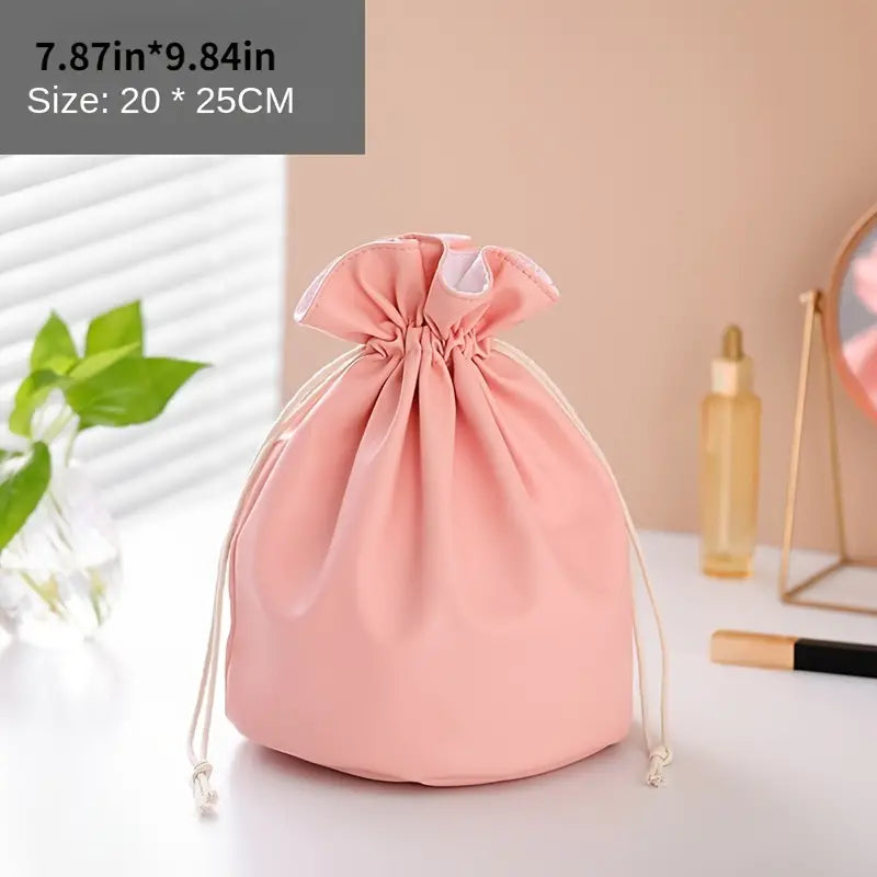 Large Capacity Waterproof Drawstring Cosmetic Bag