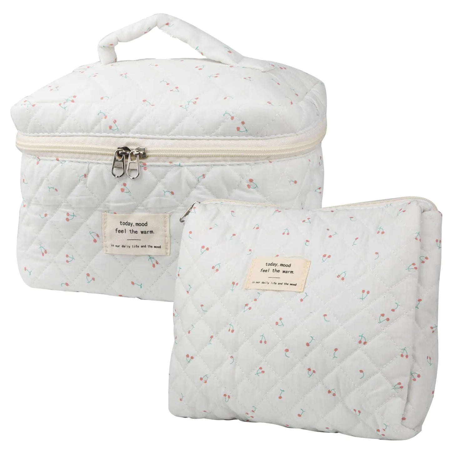 2PCS Cherry Makeup Bag